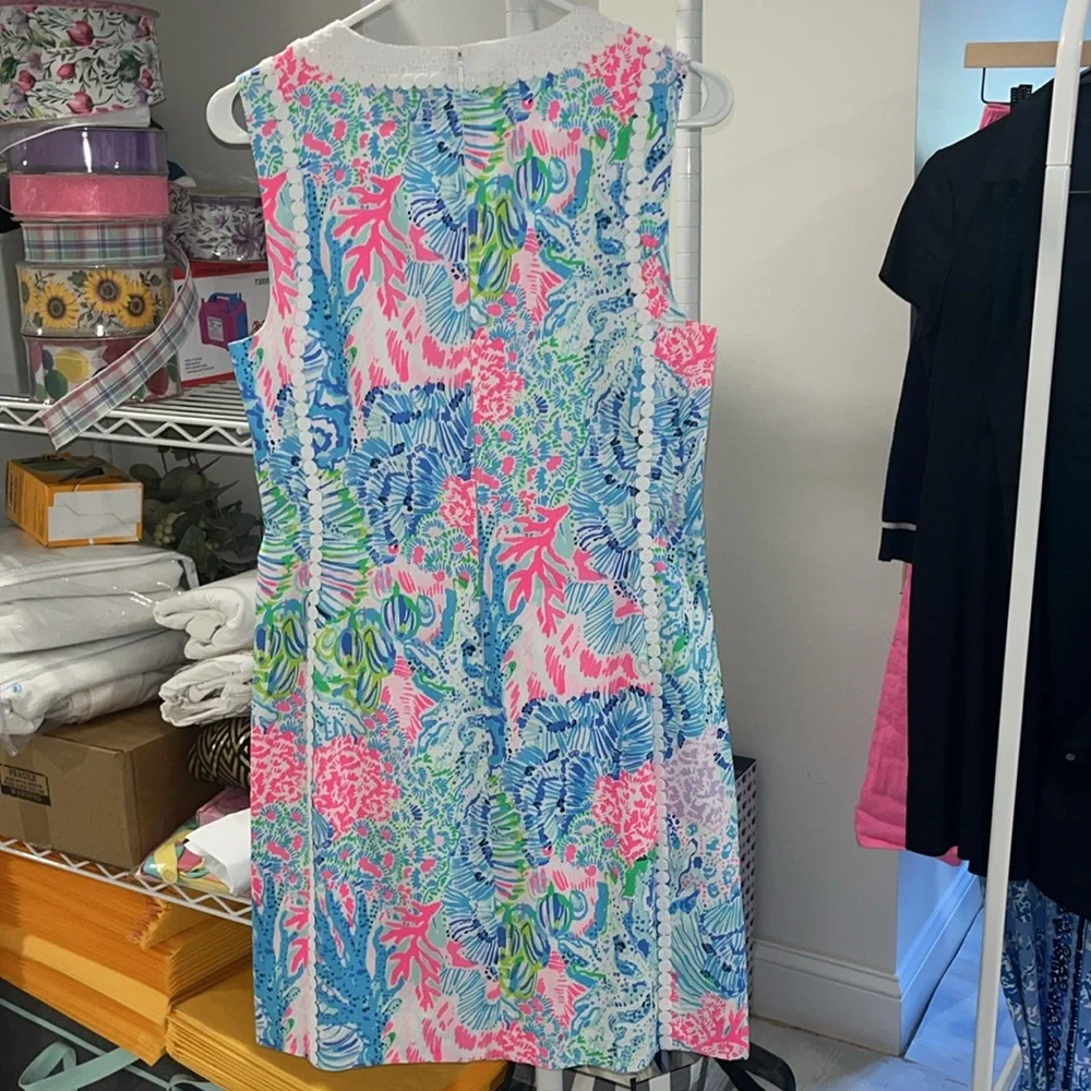 Lilly Pulitzer Vibrant Blue and Pink Dress - Picture 4 of 4